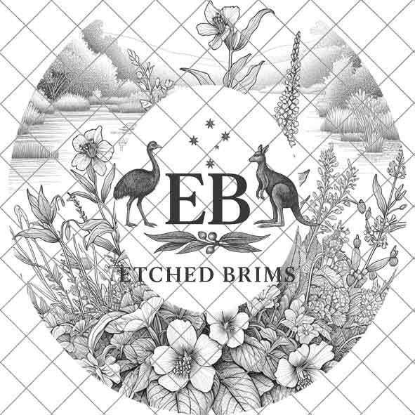 Wildflowers 1 Hat File, Laser Hat Burning Design, Digital Download PNG, Hat Burning Template, Hat Laser Engraving Design, Hat File EB79