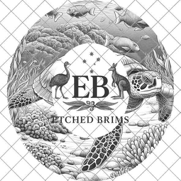 Turtle 7 Hat File, Hat Burning Design, Digital Download PNG, Hat Burning Template, Hat Laser Engraving Design, Turtle Design, Hat File EB342