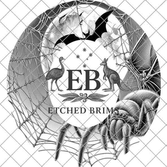 Halloween Hat Template, Spider Web Hat Burning Design, Spooky Season, PNG, Hat Burning Stencil, Hat Burning Design, Engraving Pattern, EB461