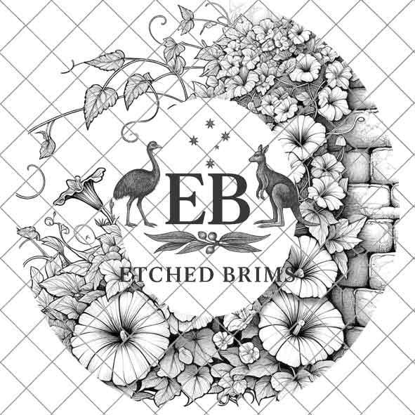 Flowers 9, Laser Hat Burning Design, Digital Download PNG, Hat Burning Template, Hat Laser Engraving Design, Flower Hat File EB67