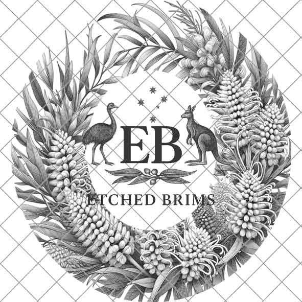 Australian Native Grevillea Flowers 1 Hat File, Hat Burning Design, Hat Burning Template, Hat Laser Engraving Design, Hat File EB261