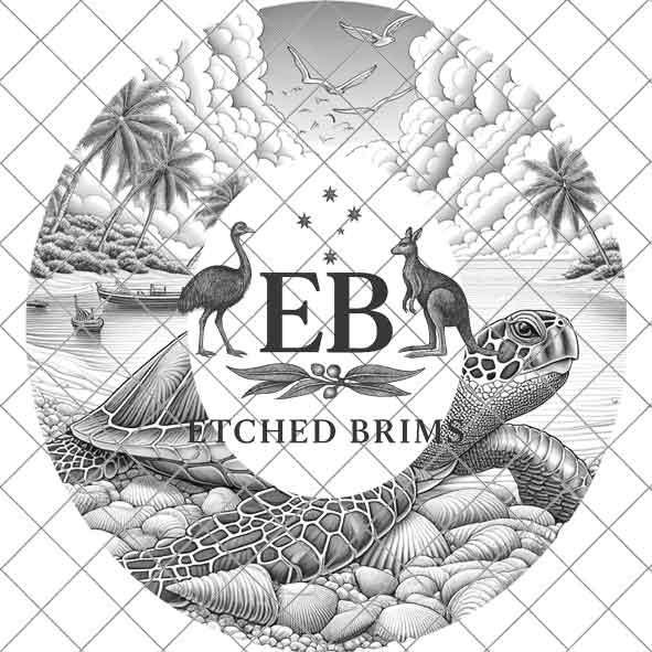 Turtle 3 Hat File, Hat Burning Design, Digital Download PNG, Hat Burning Template, Hat Laser Engraving Design, Turtle Design, Hat File EB341