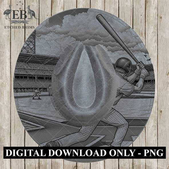 Softball Baseball Sports 2, Hat Burning Design, Digital Download, Hat Burning Templates, Laser Engraving Design, Hat Burning Stencils, EB512