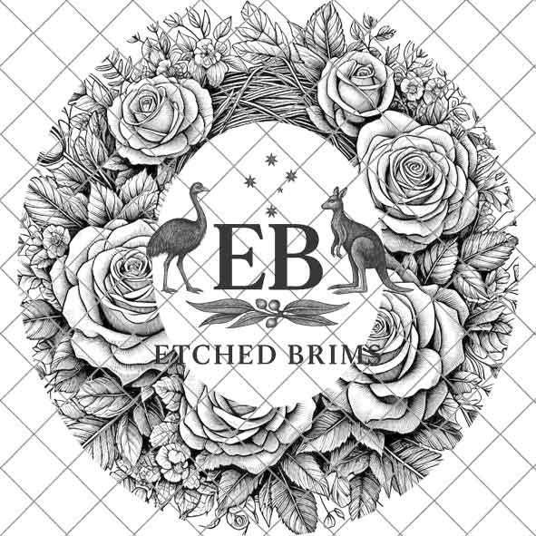 Roses Flowers Hat File, Laser Hat Burning Design, Digital Download PNG, Hat Burning Template, Hat Laser Engraving Design, Hat File EB44