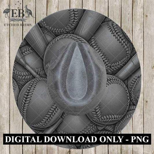 Softball Baseball Sports 2, Hat Burning Design, Digital Download, Hat Burning Templates, Laser Engraving Design, Hat Burning Stencils, EB513