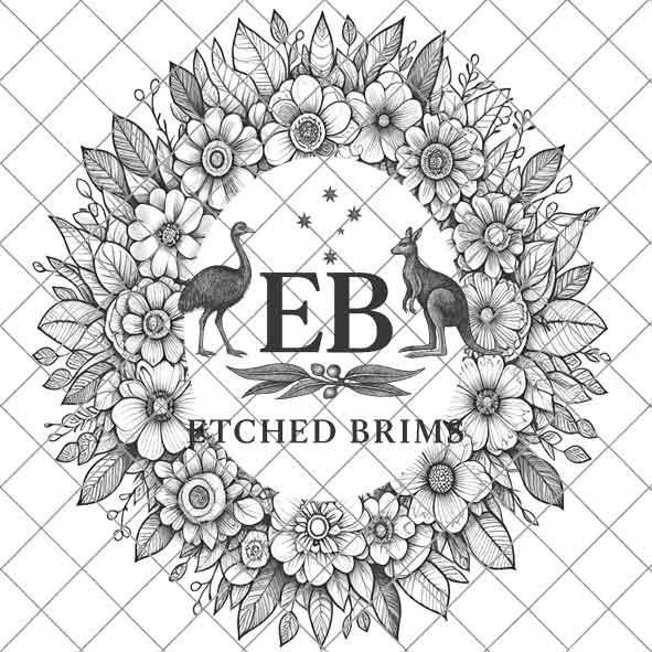 Hat Burning Design, Flowers 12 Hat File, Hat Burning Stencil, PDF & PNG, Hat Burning Template, Hat Laser Engraving Design, Hat File, EB287