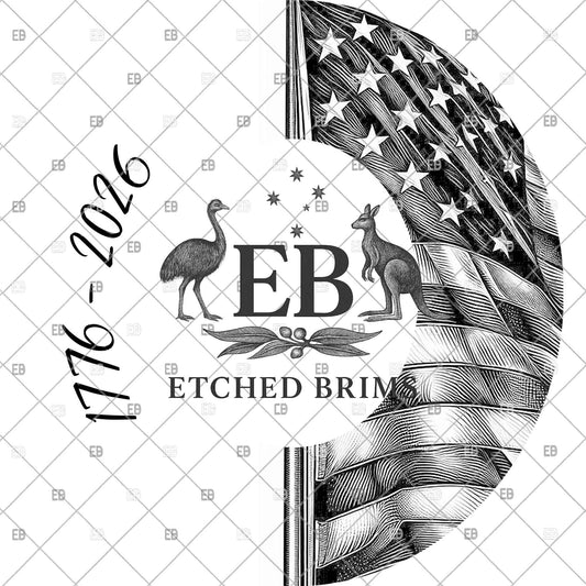 American Semiquincentennial 250th, Hat Burning Design, Hand Burning Stencil, PDF, PNG, Hat Engraving Template, Laser Design, EB1247