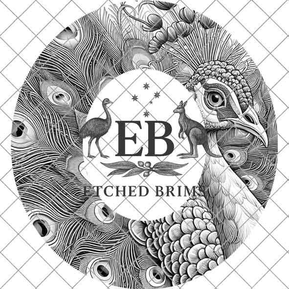 Peacock 5 Hat File, Hat Burning Design, Digital Download PNG, Hat Burning Template, Hat Laser Engraving Design, Bird Design, Hat File EB339
