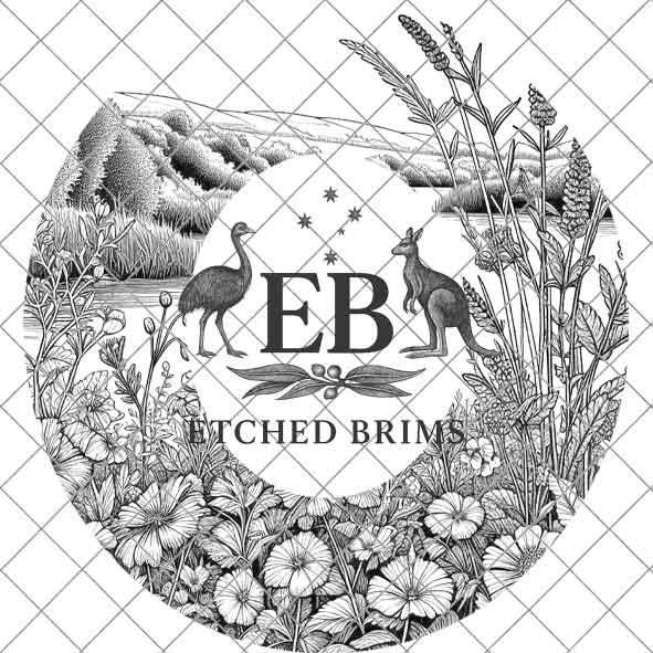 Wildflowers 4 Hat File, Laser Hat Burning Design, Digital Download PNG, Hat Burning Template, Hat Laser Engraving Design, Hat File EB220