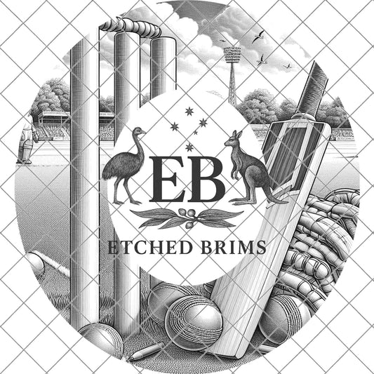 Hat Burning Design, Cricket 1, Sports Hat File, Digital Download PNG, Hat Burning Template, Hat Laser Engraving Design, Hat File EB634
