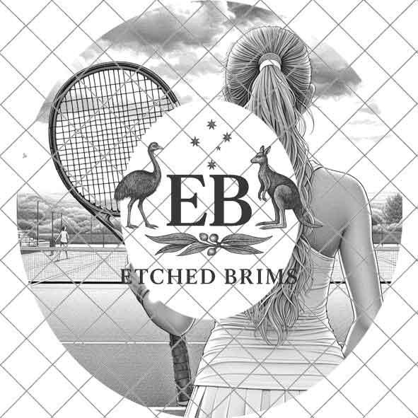 Tennis Player 13 Sports, Hat Burning Design, Digital Download, Hat Burning Templates, Laser Engraving Design, Hat Burning Stencils, EB515