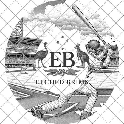 Softball Baseball Sports 2, Hat Burning Design, Digital Download, Hat Burning Templates, Laser Engraving Design, Hat Burning Stencils, EB512