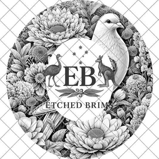 Dove 1 Hat File, Hat Burning Design, Digital Download PNG, Hat Burning Template, Hat Laser Engraving Design, Bird Design, Hat File EB592