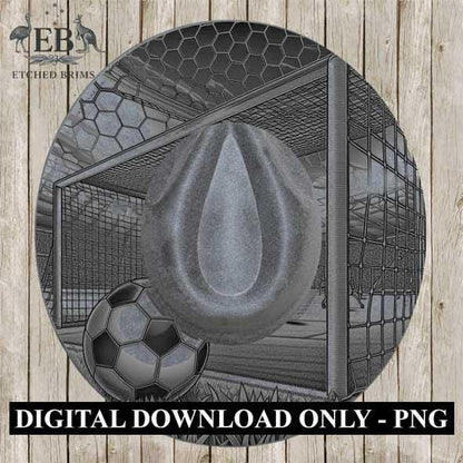 Hat Burning Design, Soccer Ball 6, Sports Hat File, Digital Download PNG, Hat Burning Template, Hat Laser Engraving Design, Hat File EB419