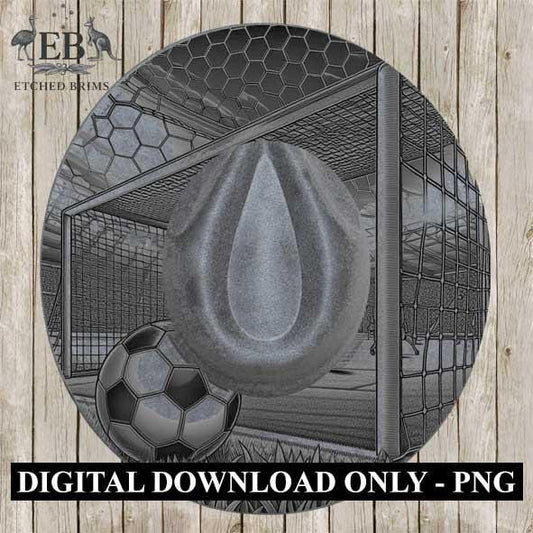 Hat Burning Design, Soccer Ball 6, Sports Hat File, Digital Download PNG, Hat Burning Template, Hat Laser Engraving Design, Hat File EB419