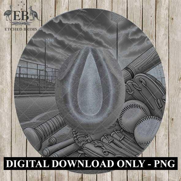 Softball Baseball Sports 6, Hat Burning Design, Digital Download, Hat Burning Templates, Laser Engraving Design, Hat Burning Stencils, EB510