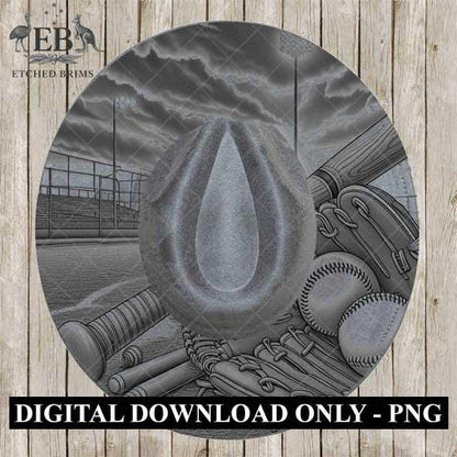 Softball Baseball Sports 6, Hat Burning Design, Digital Download, Hat Burning Templates, Laser Engraving Design, Hat Burning Stencils, EB510