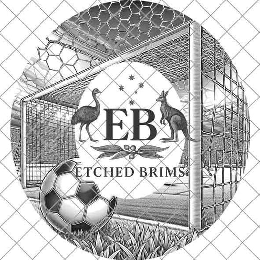 Hat Burning Design, Soccer Ball 6, Sports Hat File, Digital Download PNG, Hat Burning Template, Hat Laser Engraving Design, Hat File EB419