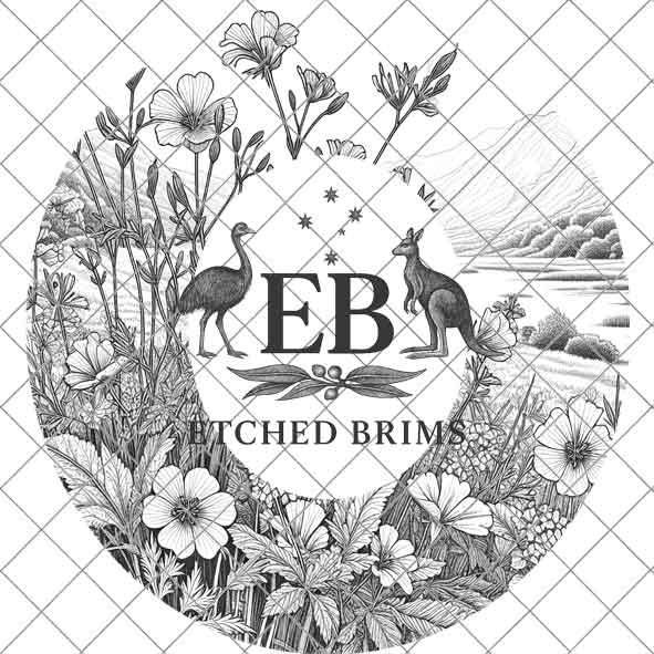 Wildflowers 6 Hat File, Laser Hat Burning Design, Digital Download PNG, Hat Burning Template, Hat Laser Engraving Design, Hat File EB222