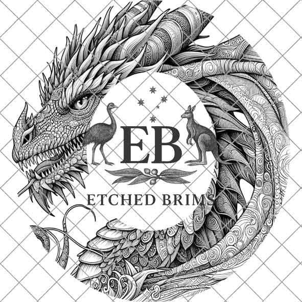 Dragon 2 Hat File, Laser Hat Burning Design, Digital Download PNG, Hat Burning Template, Hat Laser Engraving Design, Hat File EB84