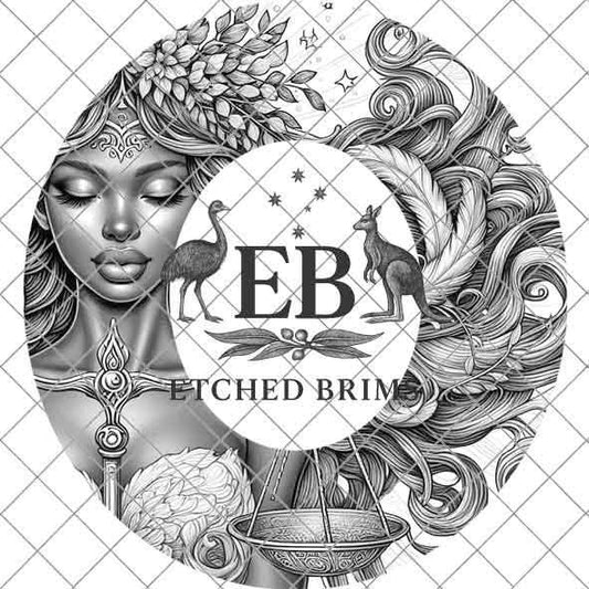 Libra Zodiac Hat Design PNG, Laser Engraving File, Western Boho Digital Download, Hat Engraving Design, Western Hat File, EB549