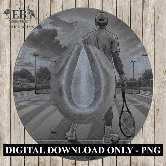 Tennis Player 2 Sports, Hat Burning Design, Digital Download, Hat Burning Templates, Laser Engraving Design, Hat Burning Stencils, EB518