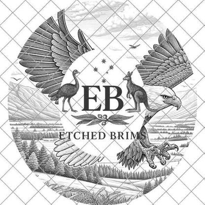 Eagle 4 Hat File, Hat Burning Design, Digital Download PNG, Hat Burning Template, Hat Laser Engraving Design, Bird Design, Hat File EB334