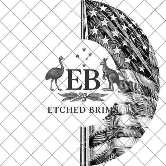 American Flag, Hat Burning Design, Hand Burning Stencil, PDF & PNG, Hat Burning Template, Laser Engraving Design, EB719