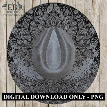 Tree of Life #8, Laser Hat Burning Design, Digital Download PNG, Hat Burning Template, Hat Laser Engraving Design, Wide Brim Hat File, EB50