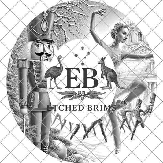 Christmas Nutcracker 1, Hat Burning Design, Hand Burning Stencil included, PDF & PNG, Hat Burning Template, Laser Engraving Design, EB587