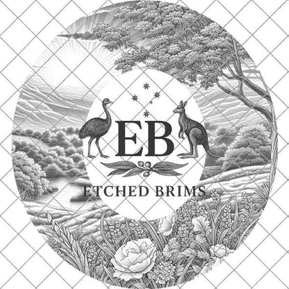 Sunrise, & Flowers 2 Hat File, Hat Burning Design, Digital Download PNG, Hat Burning Template, Hat Laser Engraving Design, Hat File EB139