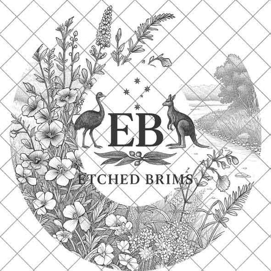 Wildflowers 2 Hat File, Laser Hat Burning Design, Digital Download PNG, Hat Burning Template, Hat Laser Engraving Design, Hat File EB80