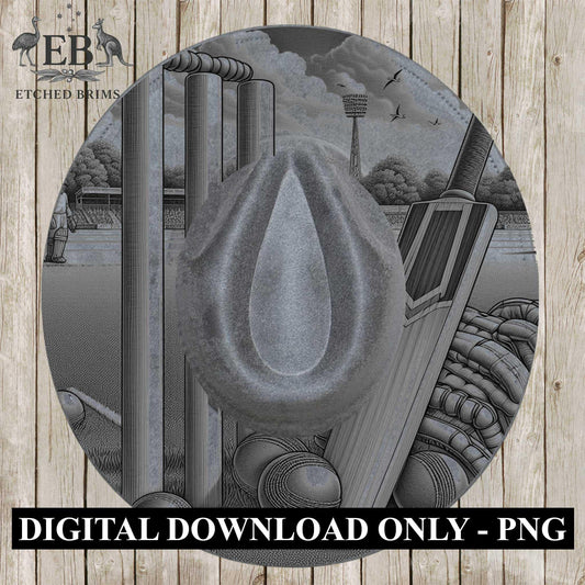 Hat Burning Design, Cricket 1, Sports Hat File, Digital Download PNG, Hat Burning Template, Hat Laser Engraving Design, Hat File EB634