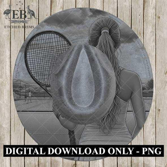 Tennis Player 13 Sports, Hat Burning Design, Digital Download, Hat Burning Templates, Laser Engraving Design, Hat Burning Stencils, EB515