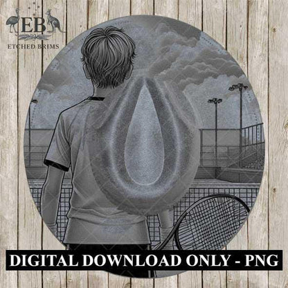 Tennis Player 12 Sports, Hat Burning Design, Digital Download, Hat Burning Templates, Laser Engraving Design, Hat Burning Stencils, EB516