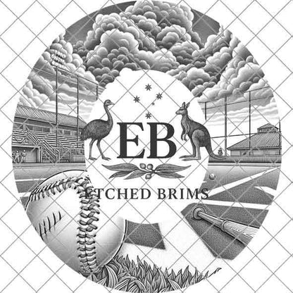 Softball Baseball Sports 3, Hat Burning Design, Digital Download, Hat Burning Templates, Laser Engraving Design, Hat Burning Stencils, EB509