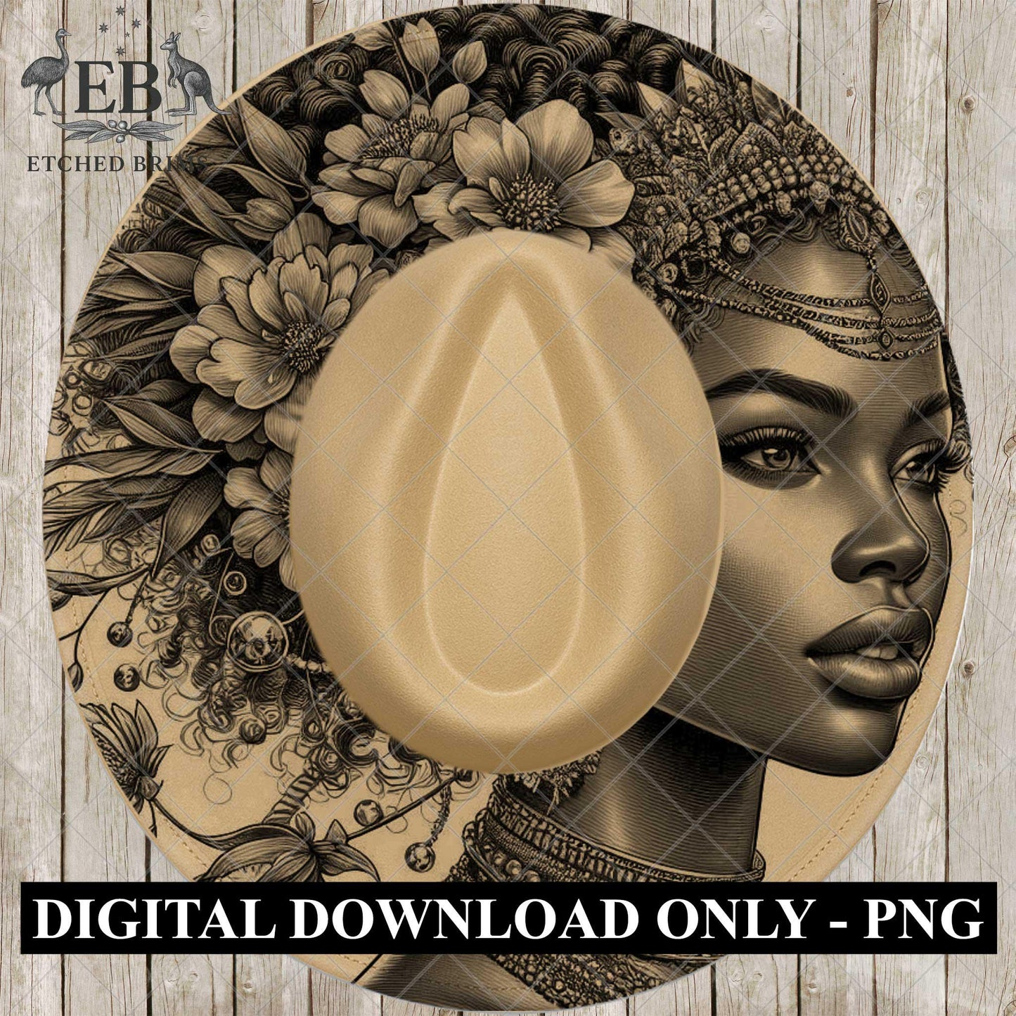 Fairytale Princess, Hat Burning Design, Digital Download PNG, Hat Burning Template, Hat Laser Engraving Design, Printable Stencil, EB824
