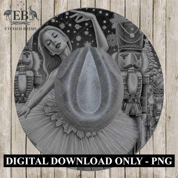 Christmas Nutcracker 3, Hat Burning Design, Hand Burning Stencil included, PDF & PNG, Hat Burning Template, Laser Engraving Design, EB591